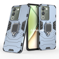 Lichicase prix usine 360 rotation anneau en métal support Protection contre les chocs couverture arrière pour vivo Y200 Y200E étui