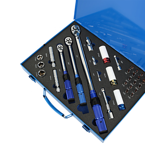 Juego de Llaves Dinamométricas de 32 Piezas para Reparación de Automóviles, Ajustables de Alta Precisión, 1/4 " 5-24N.m, 3/8 " 10-60N.m y 1/2 " 40-220N.m - Product Image 2