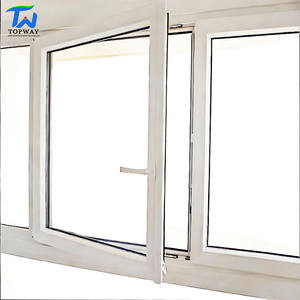 Fenêtres en verre pour maison en gros, dernières fenêtres en PVC françaises, fenêtres en PVC trempé, fenêtres à ouverture vers l'extérieur, fenêtres à battants - Product Image 3