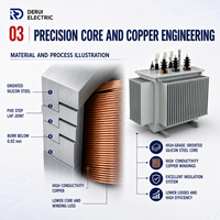 Transformador de Potencia Sumergido en Aceite S22 10kV 11kV 400V 30kVA 2500kVA Optimización Completa de Pérdidas del Sistema Bobinado de Cobre para Distribución