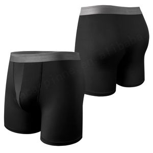 Calzoncillos bóxer cómodos de alta calidad para hombre, calzoncillos sólidos con banda elástica de Modal/Spandex con logotipo personalizado, calzoncillos para hombre, Calzoncillos Bóxer en fábrica de China - Product Image 2