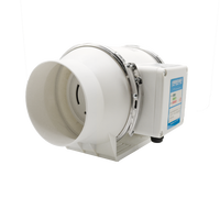 Ventilateur de conduit à faible bruit 100mm 250mm 300mm ventilateur d'échappement contrôlable pour la Ventilation