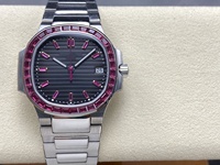 Montre étanche de qualité supérieure 40 mm 57-11 3K Factory V2 Acier 316L Mouvement 324 Cadran noir diamanté pour plongée 8,5 mm