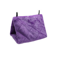 Nichoir en peluche chaud pour oiseaux, hamac suspendu d'hiver pour perroquet, perruche, calopsitte, kakadou, pinson