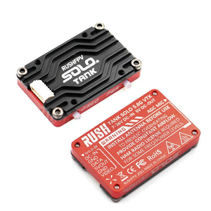 Transmisor de Video RUSHFPV Rush Tank Solo 5.8G VTX con Carcasa CNC, 48 Canales, 1.6W de Alta Potencia y Micrófono Integrado para Drones RC FPV - Product Image 2