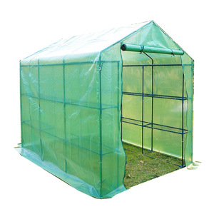 Mini <span class=keywords><strong>invernadero</strong></span> portátil para exteriores, casa verde de plástico PE y <span class=keywords><strong>PVC</strong></span> a prueba de lluvia, de bajo coste, para jardín y casa - Product Image 2