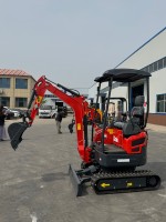 Excavator Mini Kecil untuk Konstruksi, Pertanian, dan Pertambangan dengan Bucket, Model Baru Berkinerja Tinggi