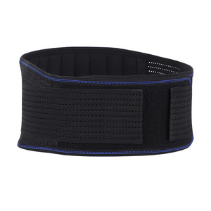 Cinturón de soporte lumbar con placa de acero autocalentable, protección transpirable para la cintura, para correr, hacer ejercicio, para adultos, tipo envolvente - Product Image 4