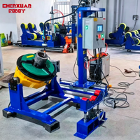 Positionneur de soudage circulaire CNC avec élévateur de torche pneumatique et mandrin à 3 mors pour le soudage circulaire de quincaillerie de bride de tuyau