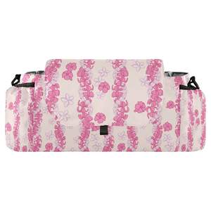 Benutzer definierte Hawaiian Pacific Island Puakenikeni Pink Lei Multifunktion ale Windel Windel Wickelt aschen Kinderwagen Caddy Organizer - Product Image 1
