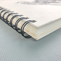 Cahier de croquis personnalisé, carnet de notes à spirale pour aquarelle, A4/A5/A6, dessin, vente en gros, tendance