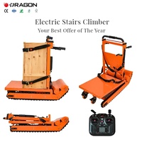 Chariot monte-escaliers électrique personnalisé OEM/ODM 400 kg |   Chariot robot pliable robuste pour monter les escaliers