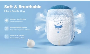 Meilleures ventes : couches-culottes pour bébés, culottes d'apprentissage, produits d'hygiène jetables et couches - Product Image 4