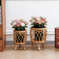 Support de fleurs en plastique simple et durable, étagère de présentation pour plantes d'intérieur et de balcon, support de pot pour succulentes, respirant