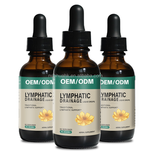 Gotas Líquidas para Drenaje Linfático, 2 FL OZ, Suplemento Herbal, 30 Porciones, Apoyo Linfático Tradicional - Product Image 1