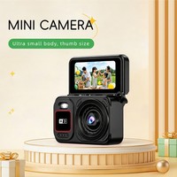 Kamera Mini HD Portabel Desain Kartun Anak-Anak Terlaris, Aksesoris Tas Ransel, dengan Bahan ABS dan Kartu Memori TF
