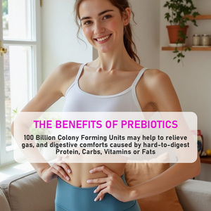 Cápsulas de Enzimas Digestivas de Marca Privada, Complejo Prebiótico para la Salud Intestinal de Adultos, Apoyo Energético a Base de Cápsulas - Product Image 3