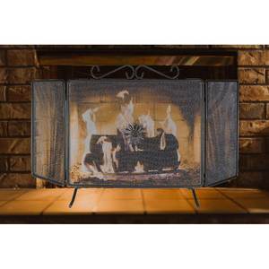 Pare-étincelles droit fixe pour accessoires d'intérieur 3 portes 15 + 60 + 15x50h - Product Image 3