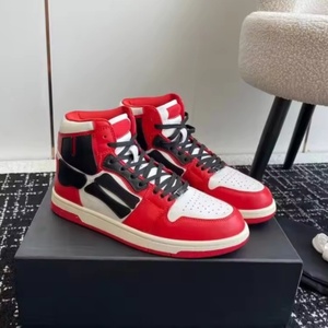 Baskets montantes rétro de luxe de créateur en maille unisexe, chaussures de sport décontractées, de course, de marche et de basketball personnalisées, antidérapantes pour hommes - Product Image 6