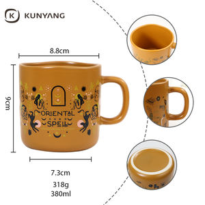 Tazas de Cerámica Vintage de Pared Recta en Oferta, Taza Mate con Logotipo Personalizado, Color, Tamaño y Embalaje, Taza de Cerámica para Café y Leche - Product Image 3