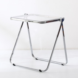 Modern Transparent Acrylic Folding Chair, Clear Acrylic Chair for Home, Dining, Photo Shoot, Cafe, Event, Party - Product Image 4