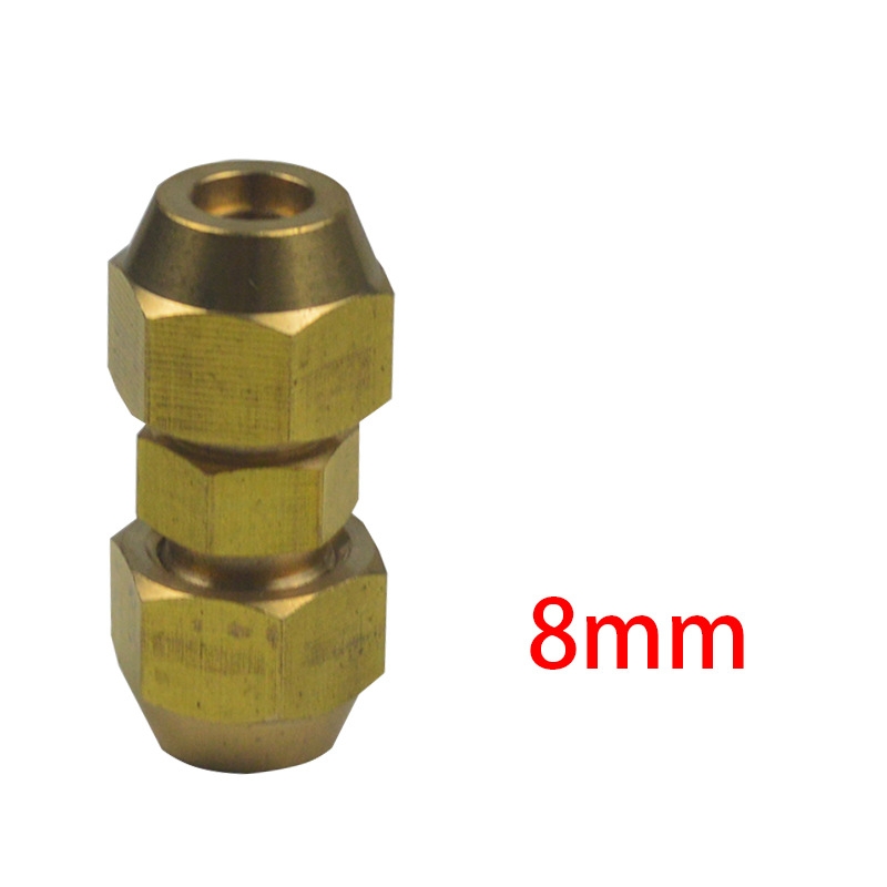 Raccordement de tuyau en cuivre de 8 mm (avec écrou)