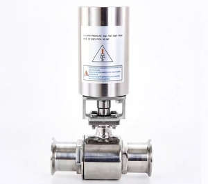 Sanitary Pneumatic Tri-<b>Clamp</b> Ball SS304 Stainless Steel Air Operated <b>Quick</b> <b>Clamp</b> Ball XB001 Brief Selling Points Material Full S - Product Image 3