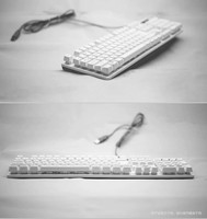Keyboard Gaming Ultra Tipis Berkualitas Tinggi 2023, Membran Makro, Kabel USB, Tahan Air, LED Backlit untuk PC Gamer
