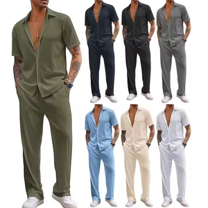 <span class=keywords><strong>Camicia</strong></span> a Righe da Uomo 100% Cotone Traspirante a Maniche Lunghe con Design a Contrasto e Tasca, Vestibilità Regolare Casual con Bottoni - Product Image 1
