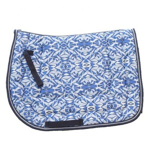 Digital Quilted Saddle <b>Pad</b> Horse Riding Equestrian Jumping English Horse Racing Equestrian Products From India - Product Image 1