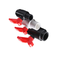 Vanne d'eau en plastique personnalisée-UPVC interrupteur à bille pour raccords de tuyaux et réparations Valve Compuerta Pvc Valve PVC plastique Ppr