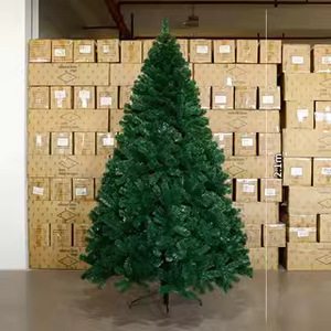 Sapins <span class=keywords><strong>de</strong></span> Noël artificiels en PVC <span class=keywords><strong>de</strong></span> haute qualité 5 6 7 8 9 pieds, <span class=keywords><strong>sapin</strong></span> <span class=keywords><strong>artificiel</strong></span> <span class=keywords><strong>de</strong></span> Noël premium à charnières avec base autoportante - Product Image 2