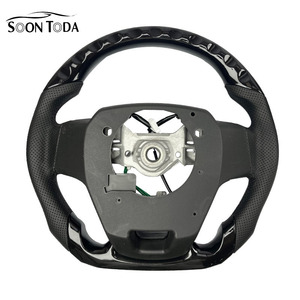 Volant sport modifié en cuir et bois de pêche SOON TODA pour Supra <span class=keywords><strong>Corolla</strong></span> - Product Image 2
