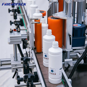 Chai tròn đôi nhãn tự động Sticker dán nhãn Máy dán nhãn chai máy - Product Image 5