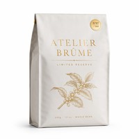Sachet d'emballage de café haut de gamme en forme de boîte, finition soyeuse mate, refermable avec fermeture éclair et valve de dégazage, 17,6 oz, approvisionnement direct du torréfacteur