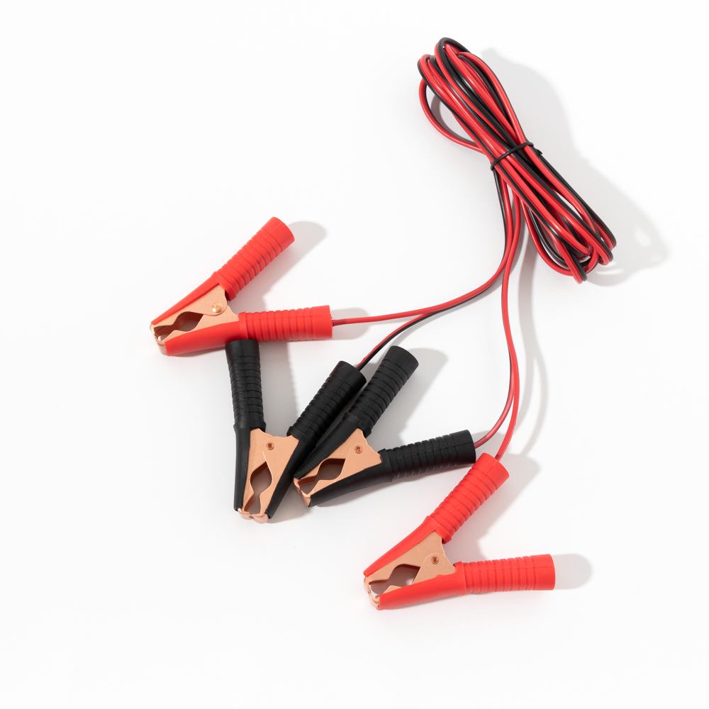Сверхмощные двойные зажимы типа «крокодил», тестовые выводы, двухсторонний кабель типа «крокодил»