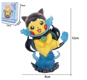 12cm PVC Pokemoned Pickachu Cosplayed mignon Anime Figure pour Collection décoration modèle jouets - Product Image 3