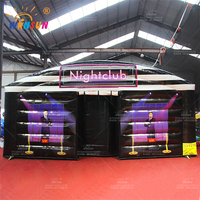 Tente gonflable géante WINSUN pour discothèque, imperméable, ignifuge, facile à installer, avec pompe électrique, couleur personnalisée, pour club