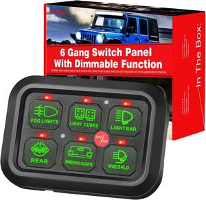 4X4 Elektronische Relais Systeem Circuit Control Box Waterdichte Universele Zekering Relaiskast Met Kabelboom - Product Image 2