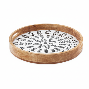 ถาดเสิร์ฟไม้มะม่วงพรีเมี่ยมดีไซน์หรูหราทนทานในตัวด้ามจับเครื่องล้างจานอเนกประสงค์ทำมือห้องน้ำที่ปลอดภัย - Product Image 1