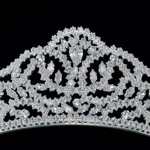 LUOXIN Style européen et américain Zircon Princesse Couronne Luxe Cristal Bandeau Design Creux Cristal Coiffe - Product Image 3