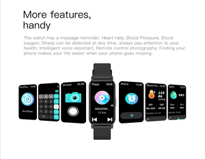 <span class=keywords><strong>Bracelet</strong></span> intelligent étanche IP68 pour les sports de plein air, surveillance de la fréquence cardiaque et de l'oxygène sanguin, <span class=keywords><strong>montre</strong></span> <span class=keywords><strong>connectée</strong></span> - Product Image 3