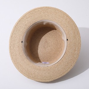 Sombrero de Paja Ligero de Ganchillo - Sombrero de Sol de Rafia Transpirable <span class=keywords><strong>con</strong></span> Diseño Calado, <span class=keywords><strong>Gorra</strong></span> de Playa Plegable <span class=keywords><strong>con</strong></span> Protección UV para Mujer - Product Image 2