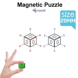 Cubo magnético de plástico de 2CM, juguetes de descompresión de construcción, <span class=keywords><strong>bloques</strong></span> educativos de animales marinos, juego de rompecabezas para niños, regalo de embalaje - Product Image 3