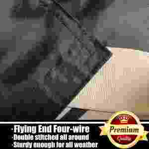 Drapeau de la nation No Shoes 3x5 pour extérieur, double face, 3 plis, couleurs vives, résistant à l'usure, coutures renforcées, polyester durable 2 - Product Image 5