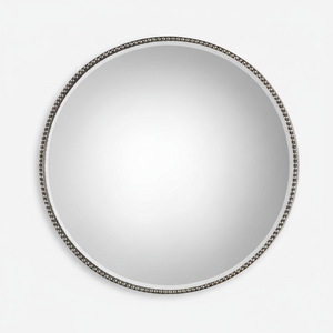 Miroir mural en fer argenté antique grand miroir de dressing moderne de luxe hôtel appartement salon couloir décoration murale 2025 - Product Image 1