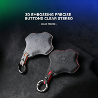Étui de protection en cuir véritable pour clé de voiture DongFeng AEOLUS Yipai Fengon Nammi 06, porte-clés, accessoires de sac