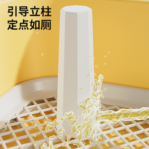 Dog toilet supplies, medium, large, and small breeds, anti-stepping poop/pee potty, pet litter box, specially designed for - Product Image 1
