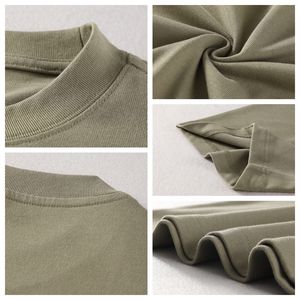 เสื้อยืดผ้าฝ้าย 100% น้ำหนัก 350 กรัม |   เสื้อยืดโอเวอร์ไซส์วินเทจสำหรับงานปักและงานพิมพ์ดิจิทัล เสื้อผ้าสตรีทแวร์ผู้ชายสำหรับฤดูร้อน ขายส่ง - Product Image 2