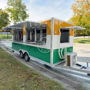 Remolques de Comida Rápida Móviles Personalizados 2025, Totalmente Equipados, Carrito de Comida con Ruedas para Café y Helados en Venta - Product Image 6